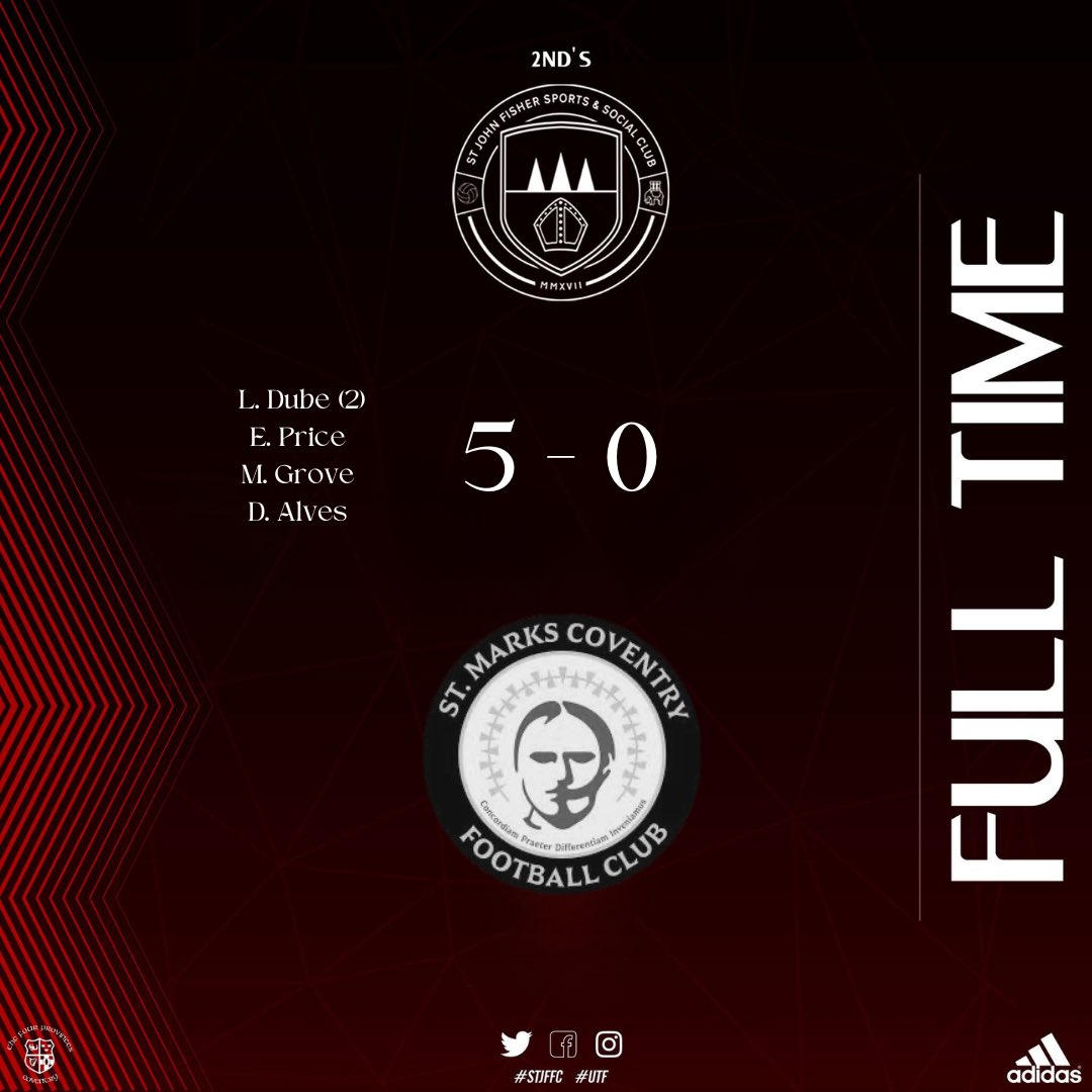 STJFFC's tweet photo. FULL TIME ROUND UP.

✅❌❌

A mixed bag of results for our sides last Saturday. Full round up over on our Instagram 🫡

#UTF🔴⚫️ https://t.co/6Mqw9jJJBq