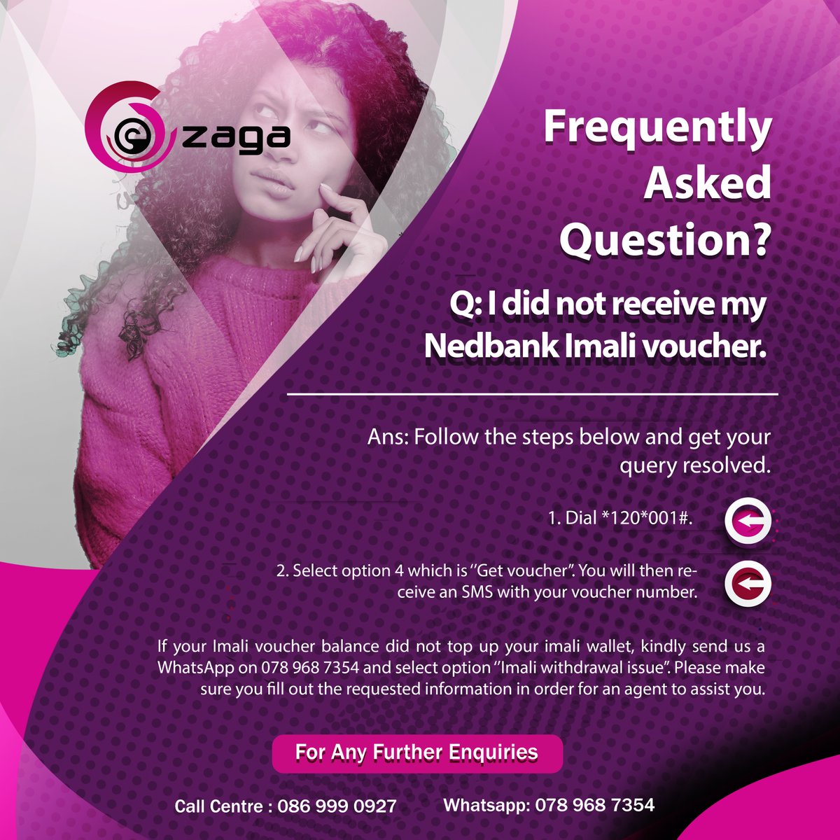 iMali sms voucher not reflecting? suba na worry, sikphethe!

#BeZagaWise