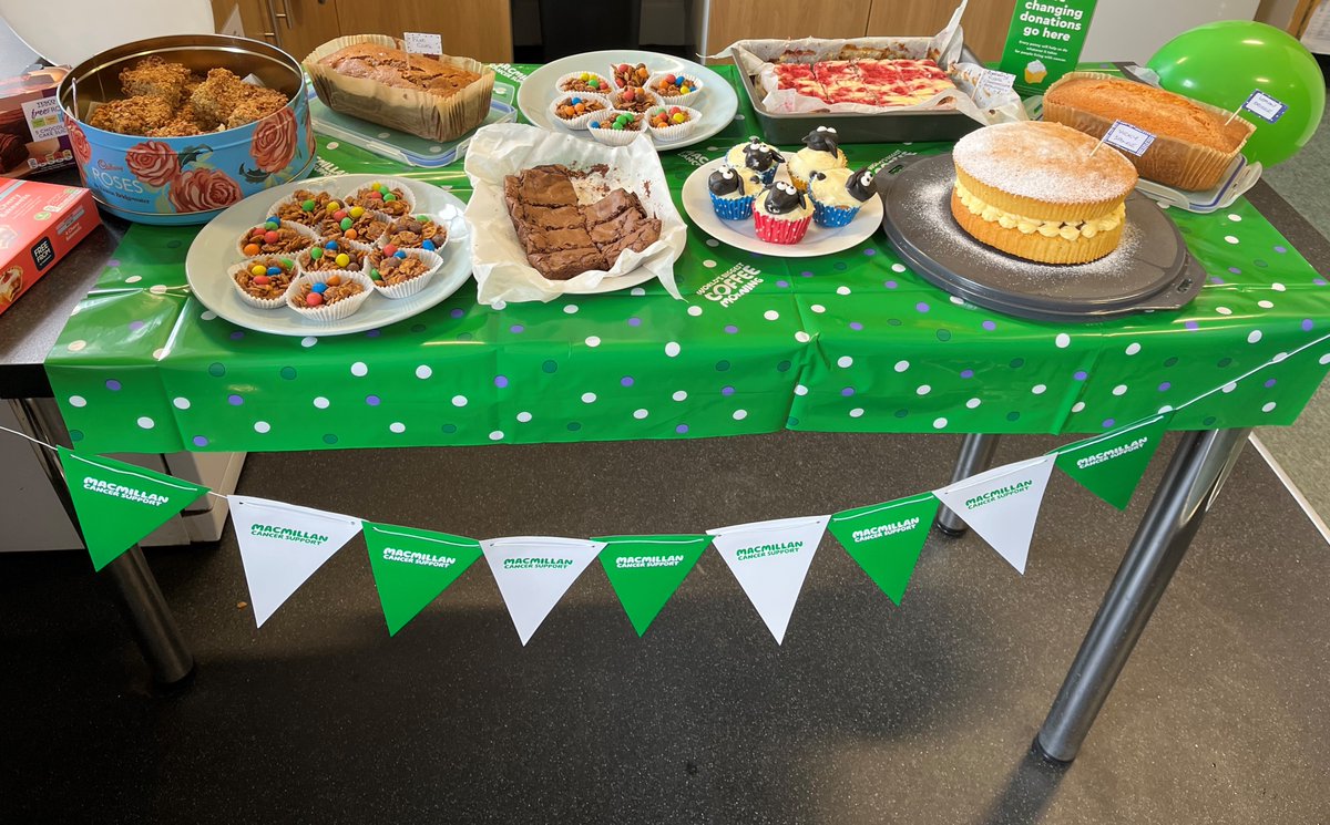 Bryanghall1's tweet photo. The BGH bakers have been at it again and all in a good cause 😃 #MacMillanCoffeeMorning  @macmillancancer https://t.co/Yy0L1s0Yow