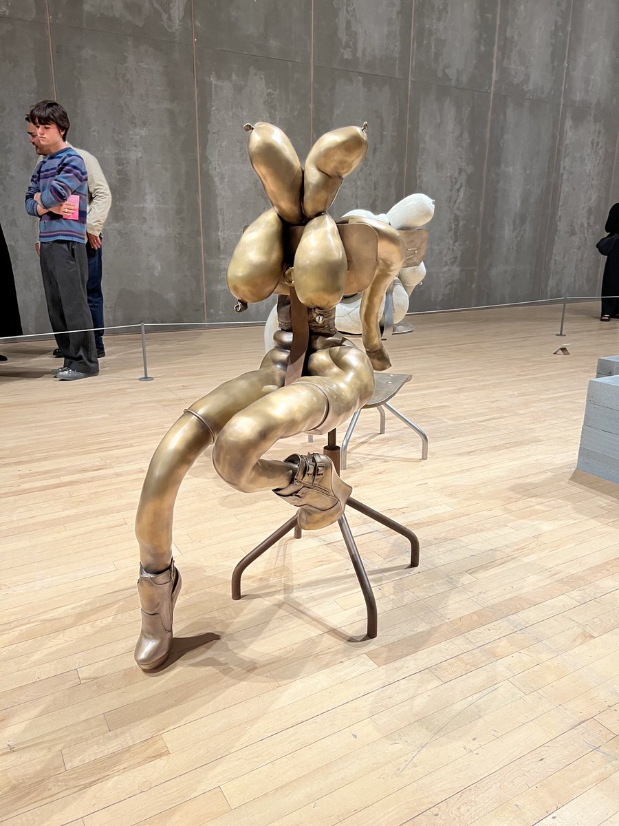 JamesCahill's tweet photo. Unclassical attitudes — Sarah Lucas #HappyGas ⁦@Tate⁩ Britain https://t.co/HgtzPTgIbK