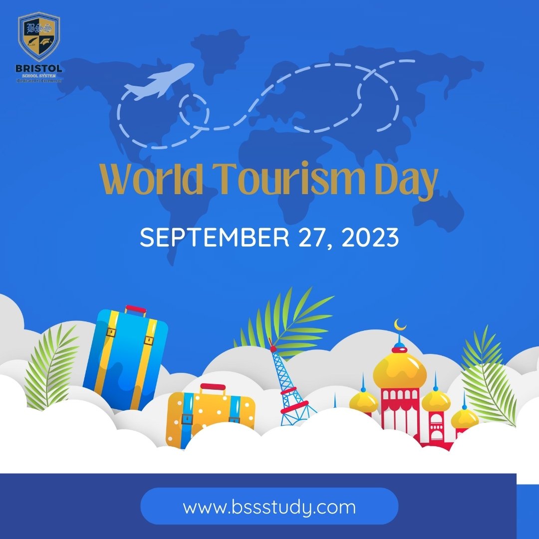 SystemBristol's tweet photo. 𝐇𝐀𝐏𝐏𝐘 𝐖𝐎𝐑𝐋𝐃 𝐓𝐎𝐔𝐑𝐈𝐒𝐌 𝐃𝐀𝐘 !

"Traveling is not just about seeing new places; it's about experiencing new cultures and making memories. ...
#bristolschoolsystem #AdmissionsOpen #BSS2023 #WorldTourismDay2023 https://t.co/cZEqc22AHK