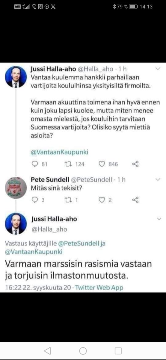 Edelleen naurattaa..