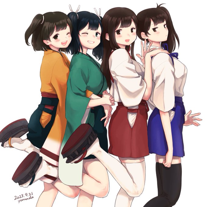 「hiryuu (kancolle) multiple girls」Fan Art(Latest)