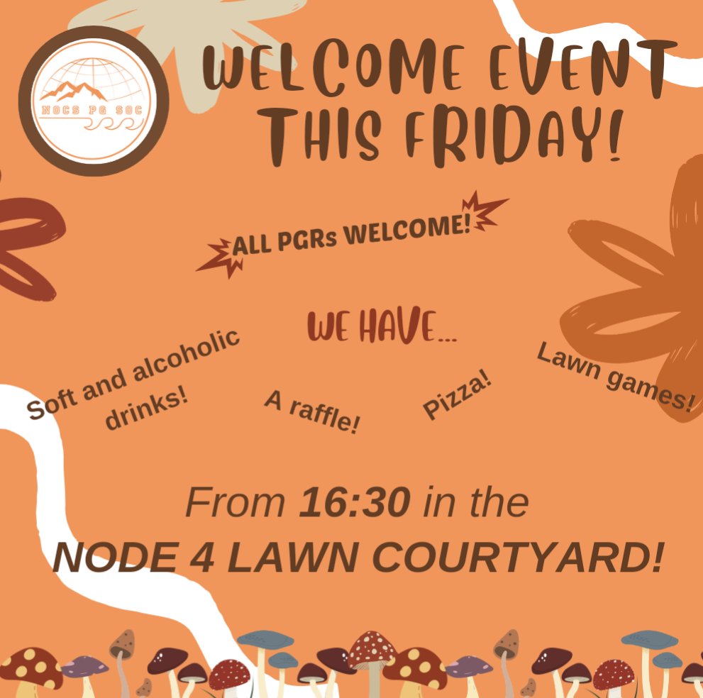 NOCS_PS's tweet image. TWO DAYS TO GO! Join us THIS FRIDAY for drinks, bops, games, and a raffle! 

All postgrads welcome!