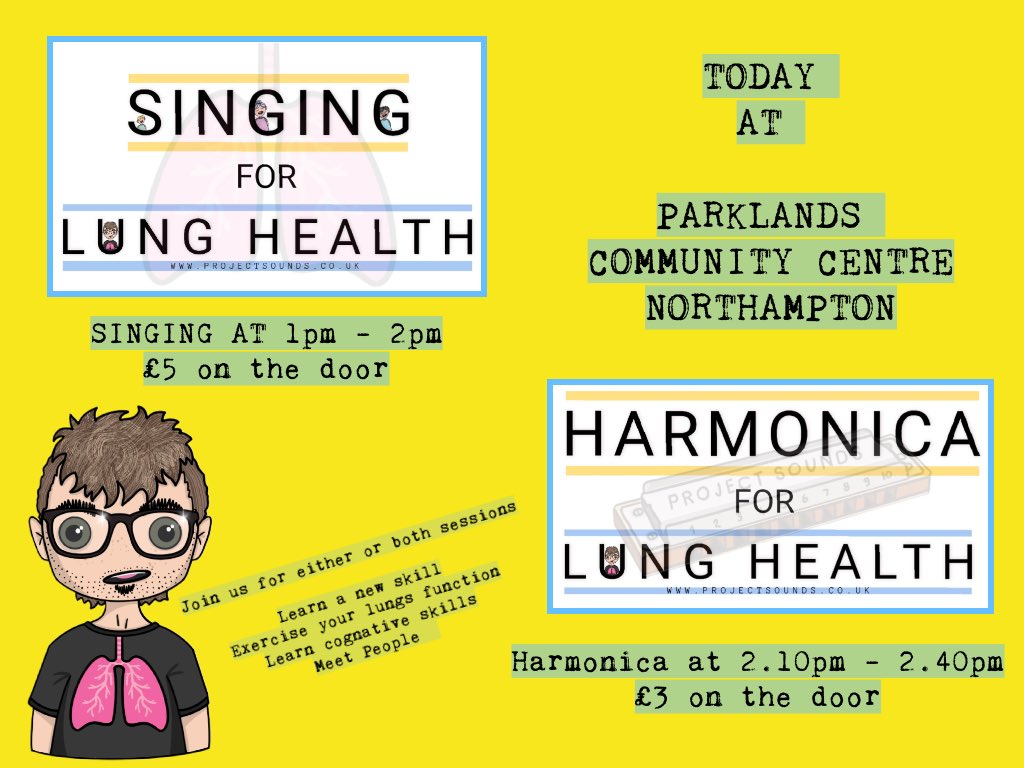 #lunghealth #northampton <a href="/BBCNews/">BBC News (UK)</a> <a href="/BBCNorthampton/">BBC Northamptonshire</a> 
#singing #harmonica