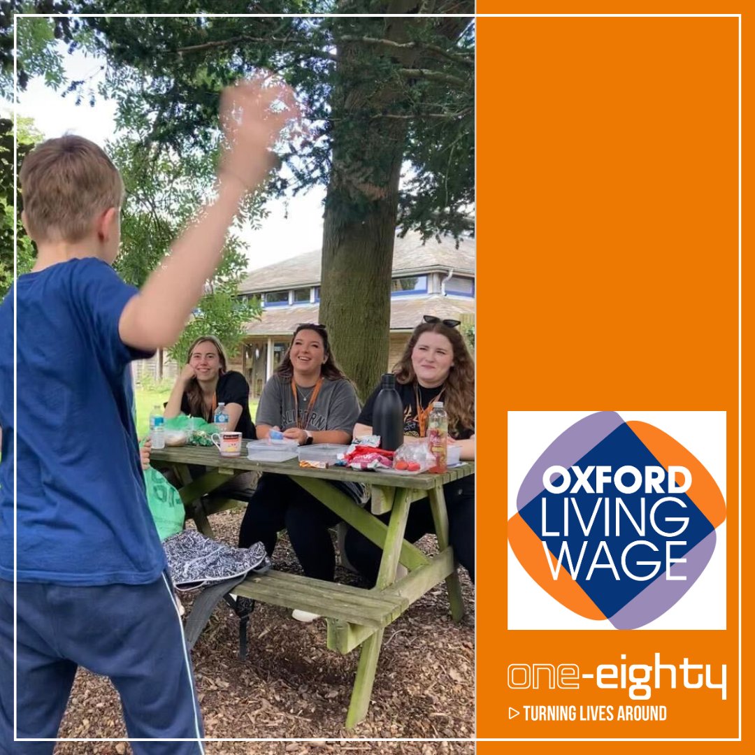 Our incredible staff team works with the hardest to reach young people. We're proud to pay the #OxfordLivingWage, ensuring our team feels valued and supported. 
one-eighty.org.uk/career-opportu… 
#OxfordLivingWageWed @oxfordcity
 #youngpeople #mentalhealth #education
