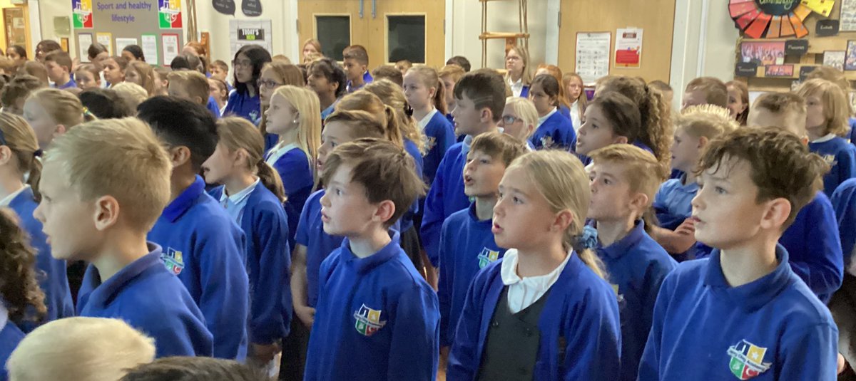 Amazing singing this morning in assembly, look at these enthusiastic faces 🎶🎼😊 <a href="/music_jca/">@JCA_Music</a>