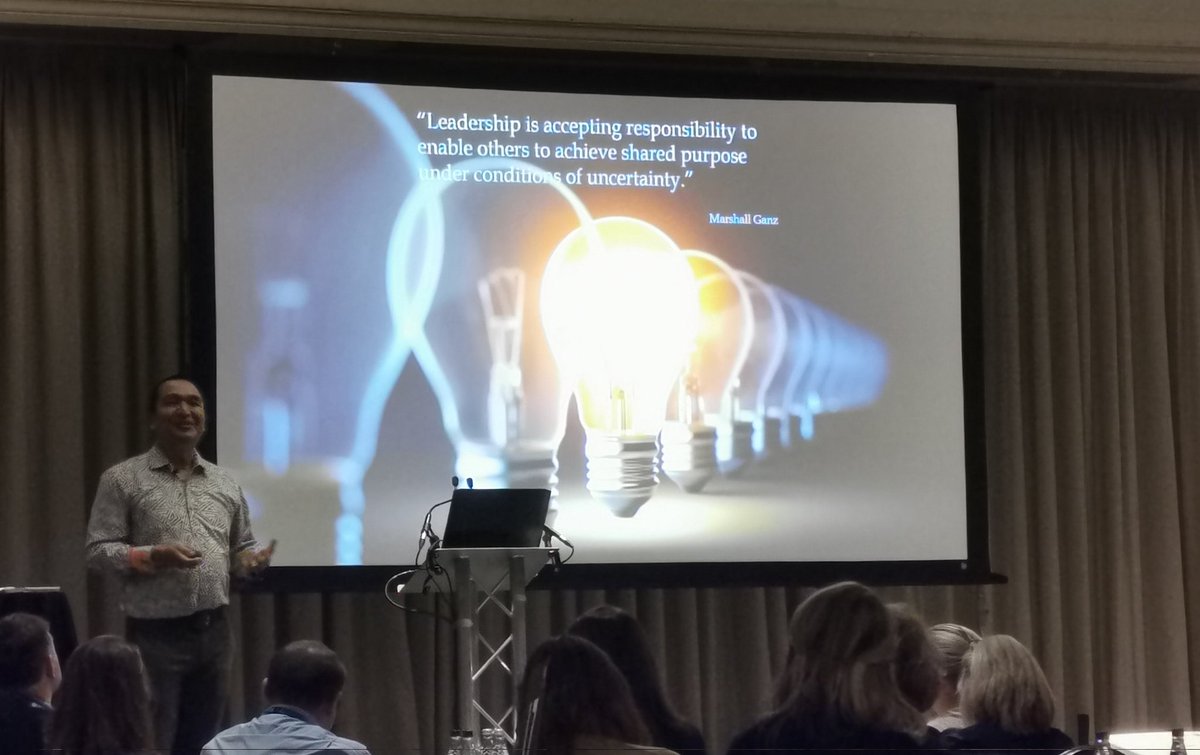miss_mccormack's tweet photo. 'What we know about powerful learning and what is happening in our classrooms is not always the same.' Listening to @SRinconGallardo speak today has been inspiring. #LiberatingLearning https://t.co/I7UmOrWCSJ