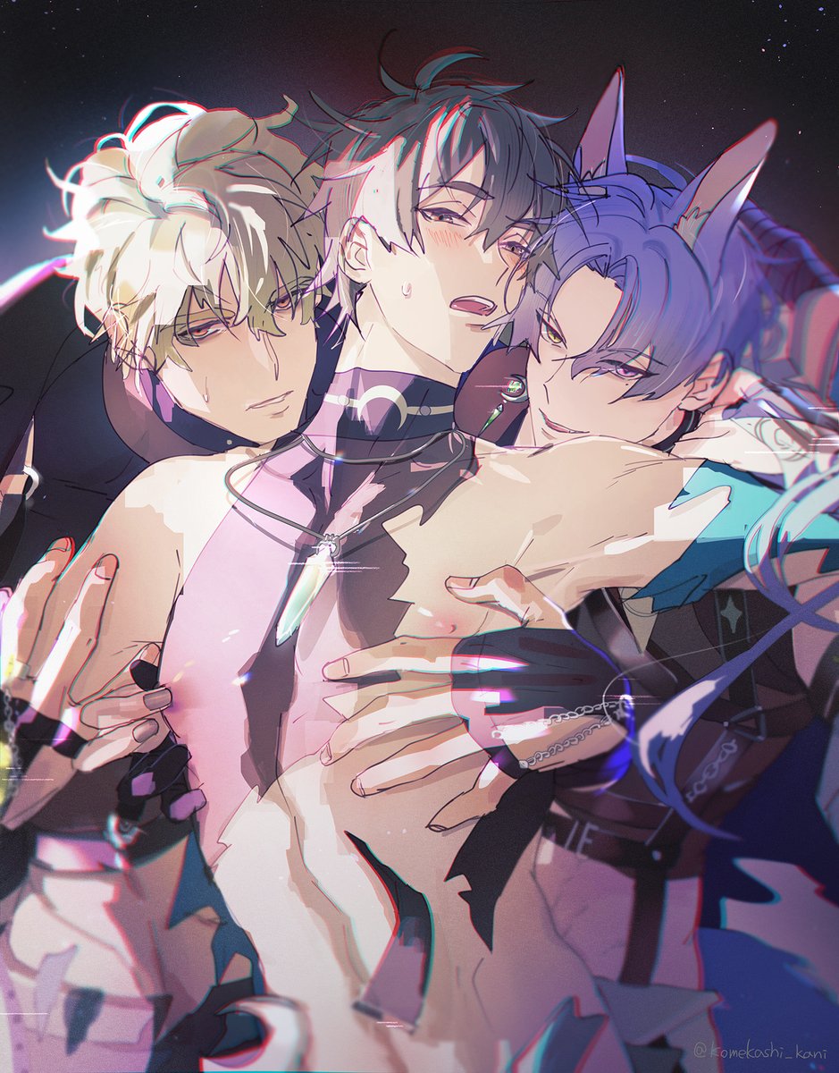 komekashi_kani's tweet photo. 双月復刻おめでとう！！！🌕🌑💛💜💙
#NUcarnival #新世界狂歡 #NUカーニバル https://t.co/D0BleahyWn