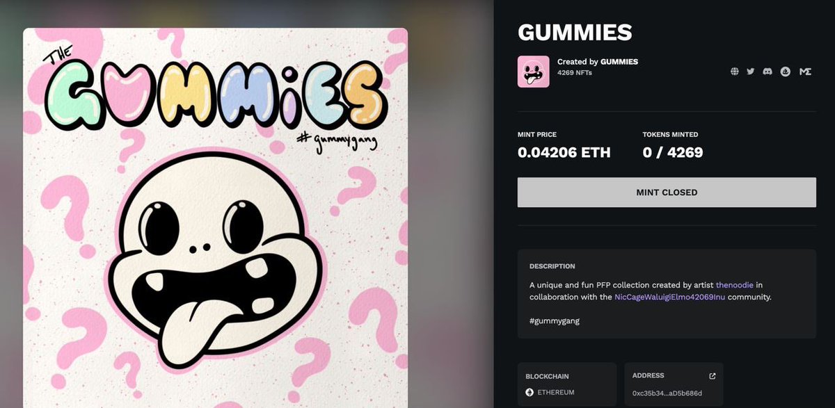 cryptobaabe's tweet photo. @cryptogems555 Get Readdddddy!!!!!

It’s MINT DAY!!!!

#GummyGang

Where my homies at??? https://t.co/L8xg9TbdWs