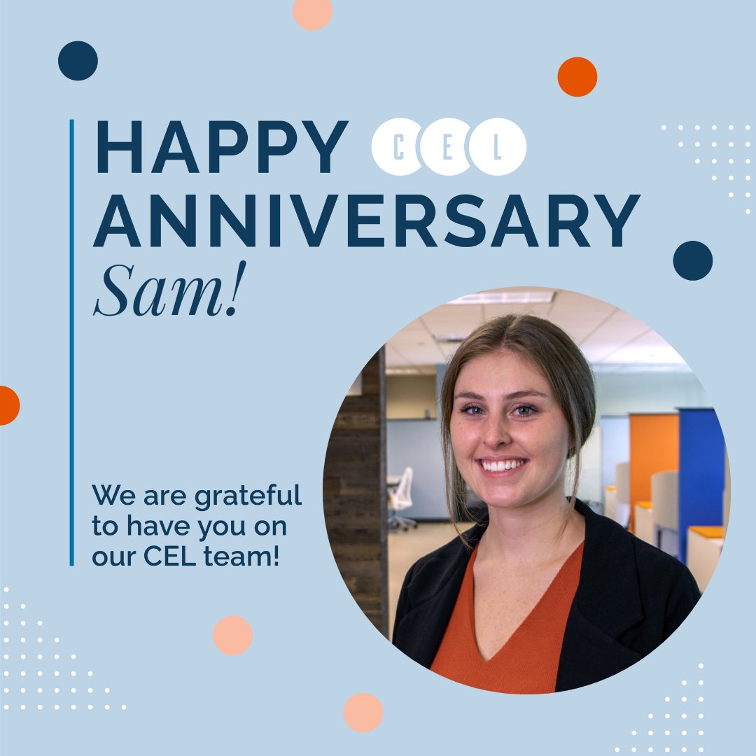 Cheers to two amazing years with Sam! 🥳 Your unique design eye and sense of creativity have transformed our projects into masterpieces, and we're so grateful to have you as part of this team. 

We can't wait to see what you create next!  🎉🎨

#WorkAnniversary #Celebrate