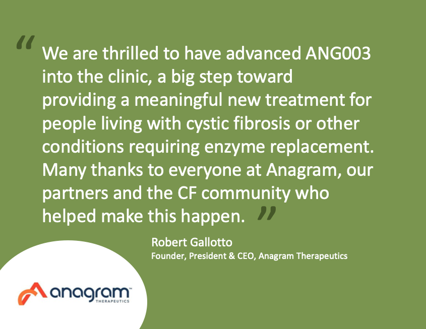 anagramtx's tweet photo. Anagram Therapeutics Announces Initiation of Clinical Study of ANG003 in People with Cystic Fibrosis

https://t.co/pm1mCDEw7N https://t.co/3ZfiAm3hkr