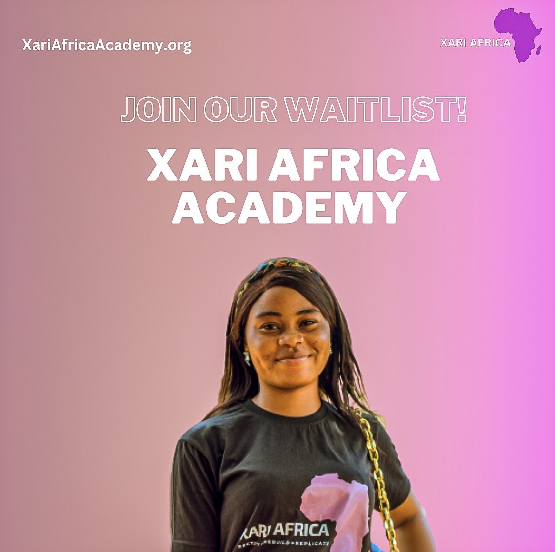 Have you heard? We are building Africa’s first online SRHR academy, and we want you to be part of our journey. Join our waitlist NOW to have access to our resource centre when we go live. Sign up here: XariAfricaAcademy.org and tell your friends!