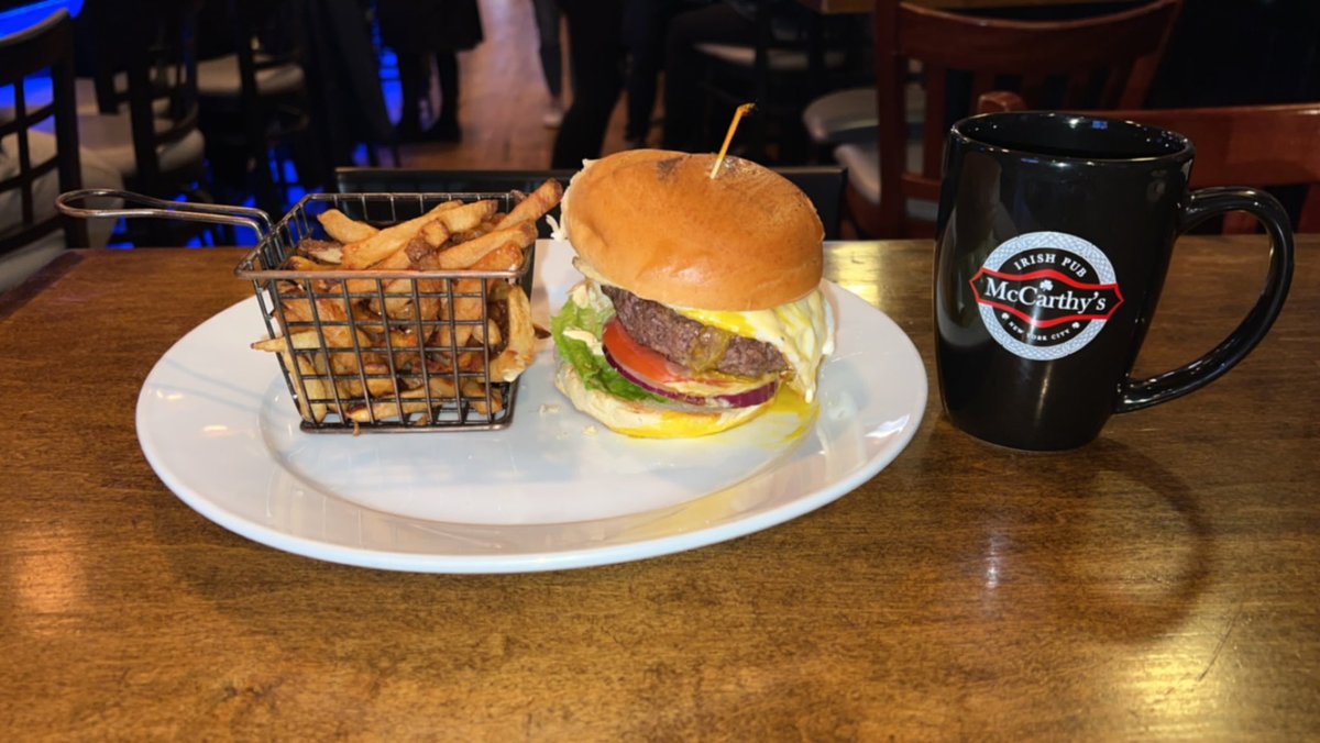Mccarthyspubnyc's tweet photo. Now serving breakfast every morning from 8am to 12 https://t.co/ndpKjinHPr