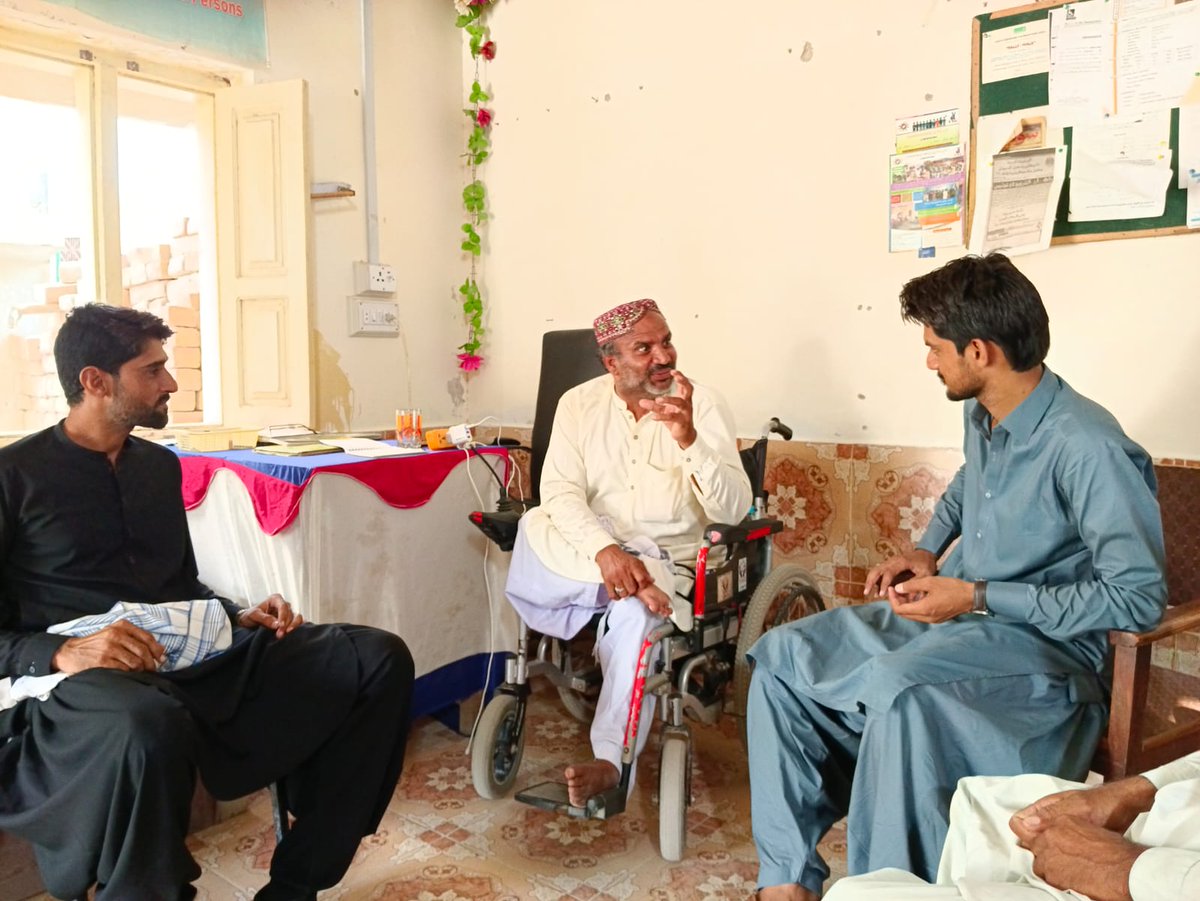 lcf2019's tweet photo. LCF Team Meeting With Mr. Ali Ansar Sindhu, President NDSP Khairpur in his office
Shared the details of organizational Structure, Working Enviroment &amp; Future Plan 4r bettement of Persons with Disabilities (PWDs) Both Organization agreed to work in collaboration in future projects https://t.co/uH9o9XQZxI