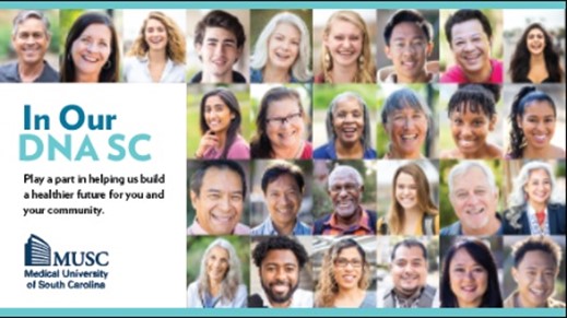 FacingOurRisk's tweet photo. Play a part in helping us build a healthier future for you &amp; your community. Join MUSC’s In Our DNA SC to help improve access to personalized health care &amp; support new research discoveries in our community. Learn more at In Our DNA SC MUSC Charleston, SC https://t.co/SrPFZcGiuL https://t.co/2kP7D0vNPK