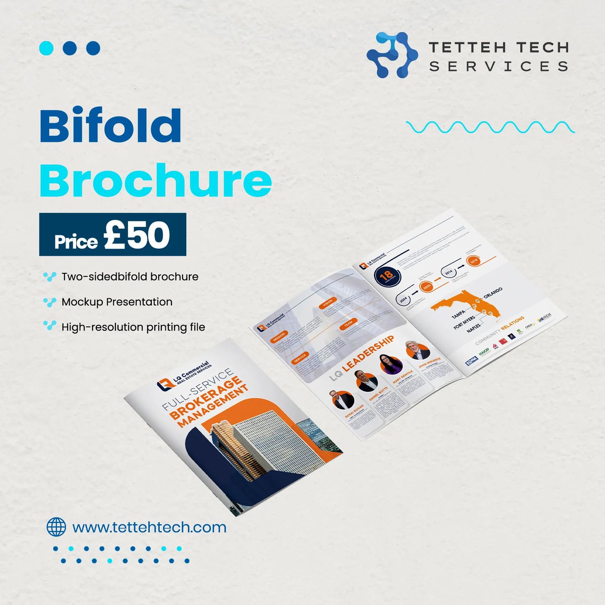 Elevate Your Brand with a Stunning Bifold Brochure! 
🌟 Our two-sided bifold brochure is designed to impress. You'll get a mockup presentation that sets the stage, and a high-resolution printing file.
💼✨ #BifoldBrochure #MarketingMaterials #PrintDesign #ImpressiveBrochure