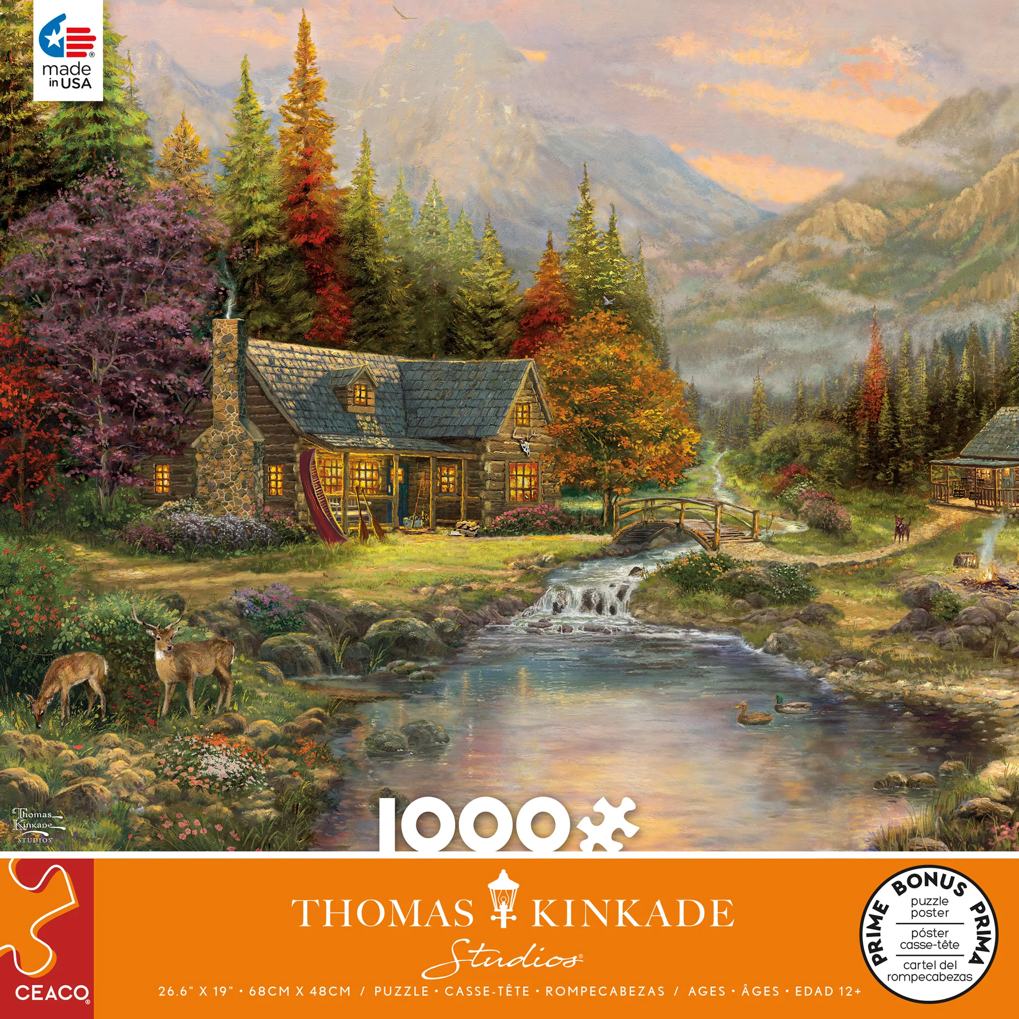 Ceaco Thomas Kinkade Sweetheart Retreat Puzzle (1000 pieces)