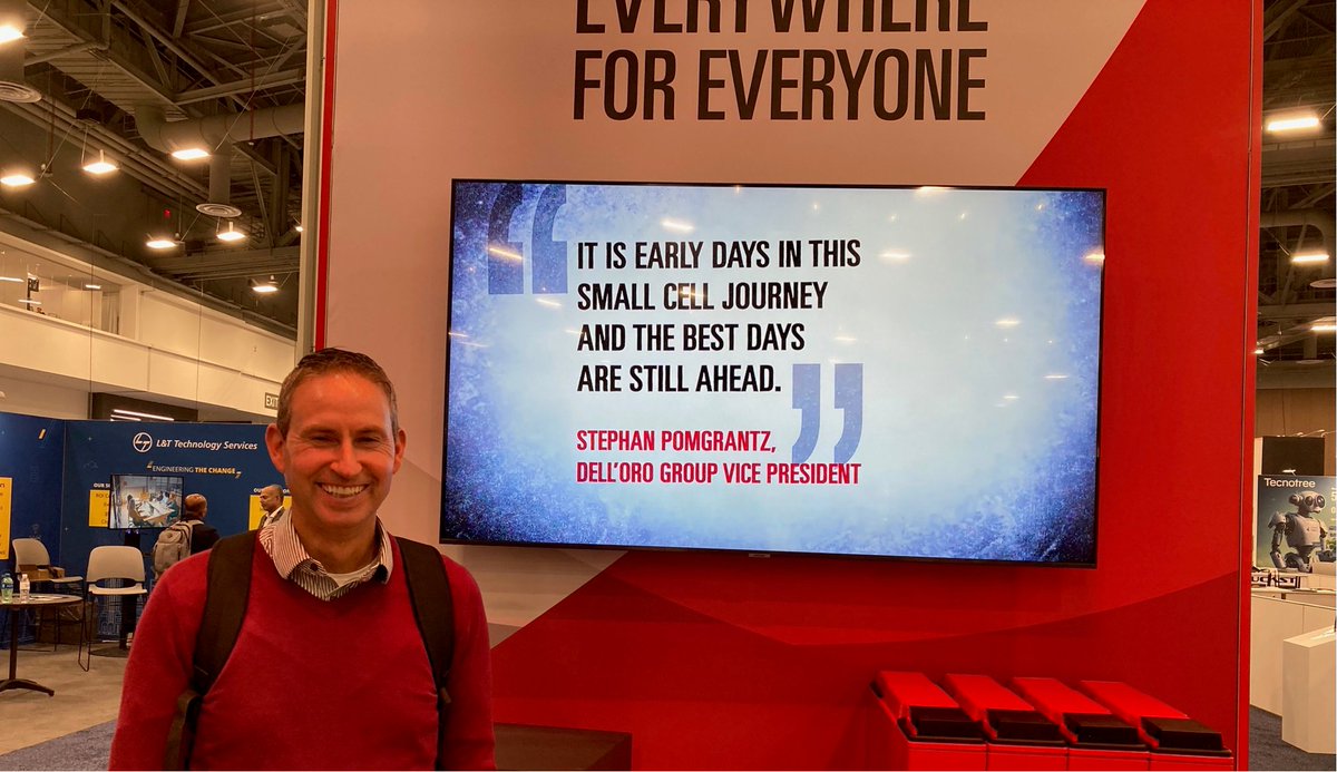 I thought I recognized this quote on the #MWC2023  floor yesterday. 😀
<a href="/DellOroGroup/">Dell'Oro Group</a>