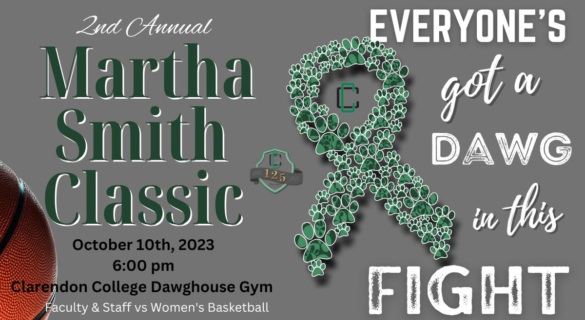 ccdawgs's tweet photo. It's that time of year again - the 2nd Annual Martha Smith Classic is back at Clarendon College, Clarendon, TX! Come out and show your support for a great cause! You won't want to miss this fantastic event - fun for the whole family! #ccdawgs #ClarendonCollege #quasquicentennial https://t.co/koDBQLy3b9