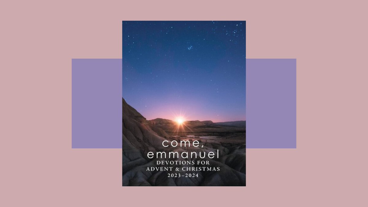 It is not too early to think about Advent! Our devotional this year is called Come, Emmanuel, and it includes daily devotions for the first Sunday of Advent (December 3, 2023) through Epiphany (January 6, 2024). Order now: bit.ly/44MSHjD