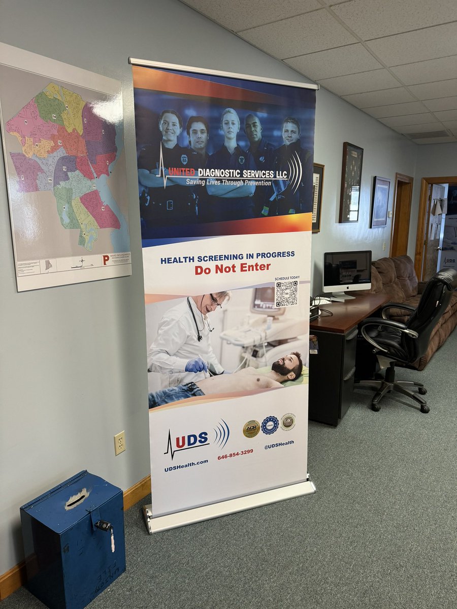 ProvFirefighter's tweet photo. Providence Firefighters are happy to welcome @UDSHealth back to our union hall for the second straight year offering life saving cancer screenings to our members and area firefighters.  Last year, the International Agency for Research on Cancer (IARC) and the cancer agency of… https://t.co/6T0xBXrA67