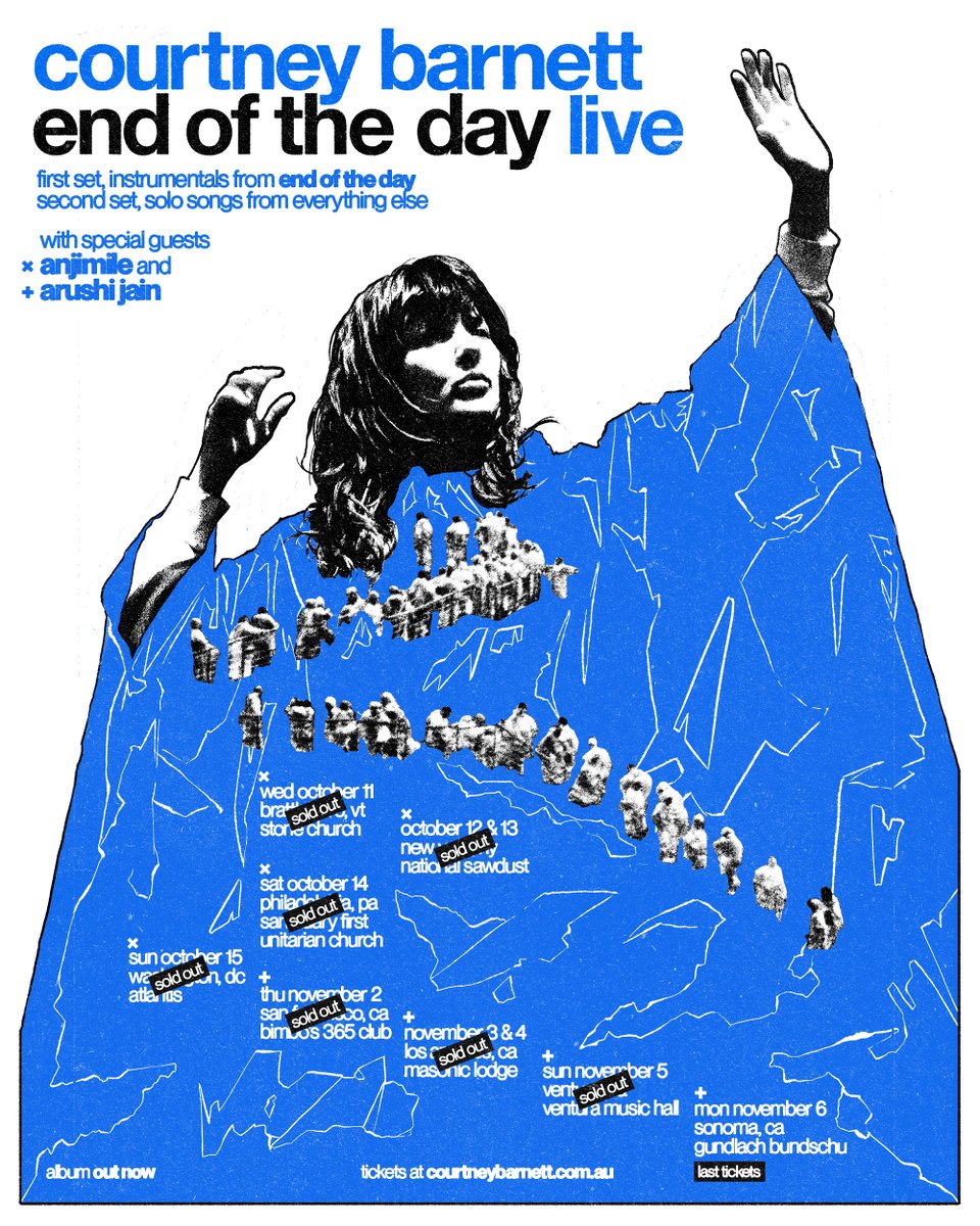 Anjimile will be joining Courtney Barnett as a special guest on a handful of dates in October.  

Additional details here  - courtneybarnett.com.au/tour