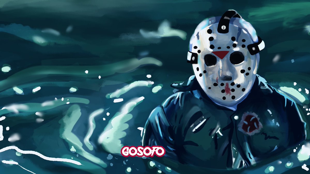 heyitsGOSOFO's tweet photo. I love Jason Voorhees. Art by moi! 
#art #Halloween #fridaythe13th #illustrations https://t.co/QWqL7gwCeb