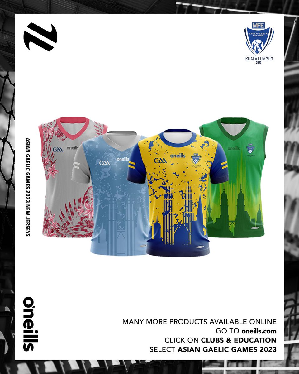 If you missed out on the exclusive 2023 AGG gear in Kuala Lumpur  - don’t worry!!! You can order online <a href="/ONeills1918/">O'Neills</a>