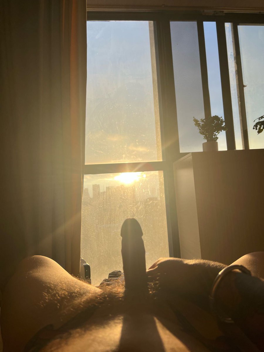 早上醒来发现这个美好的夕阳