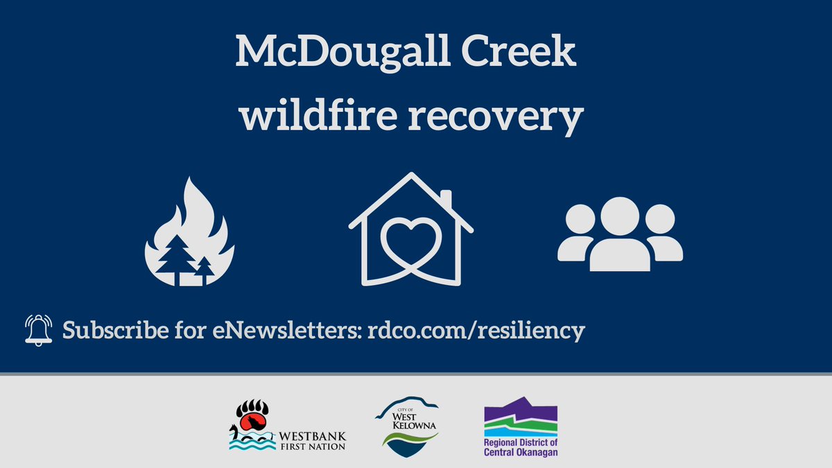 The McDougall Creek #bcwildfire has impacted our communities @wfn @westkelownacity and RDCO. We're supporting recovery in our communities. ✉️Subscribe to eNews today ➡️Learn about individualized support rdco.com/resiliency #bcwildfire #resilientcommunities