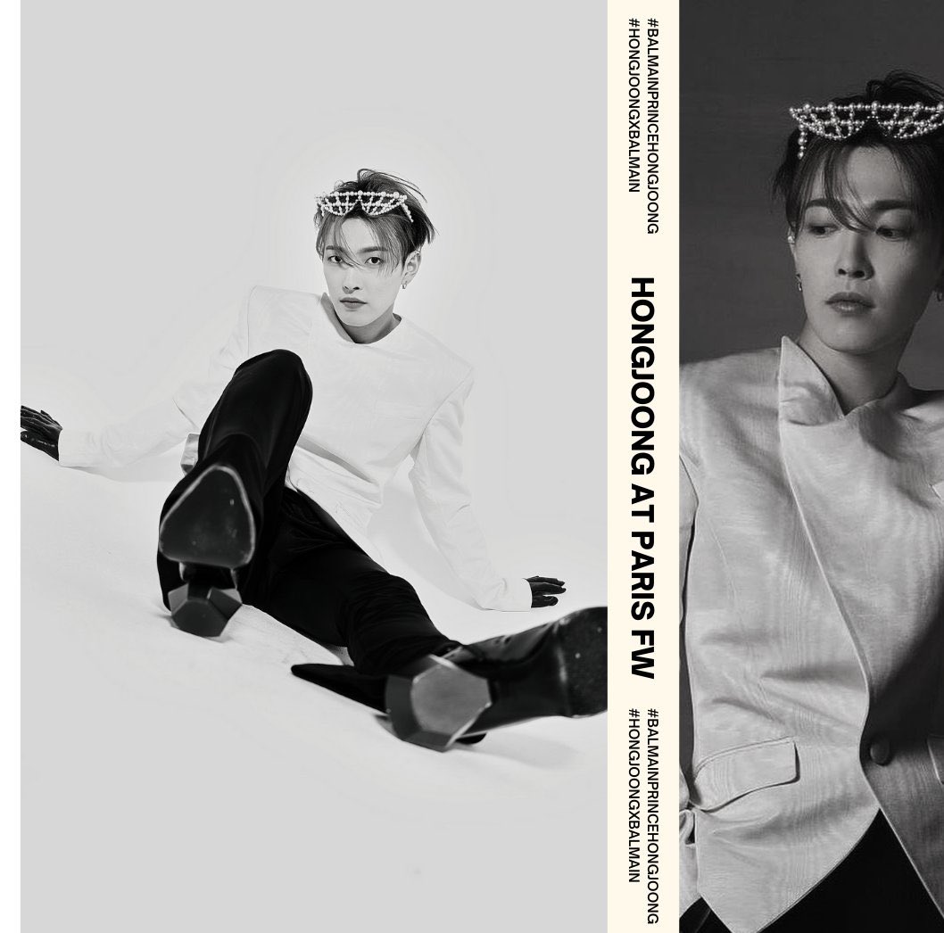 HONGJOONG AT PARIS FW 
#BalmainPrinceHongjoong 
#HONGJOONGXBALMAIN  #ATEEZ #에이티즈 #HONGJOONG