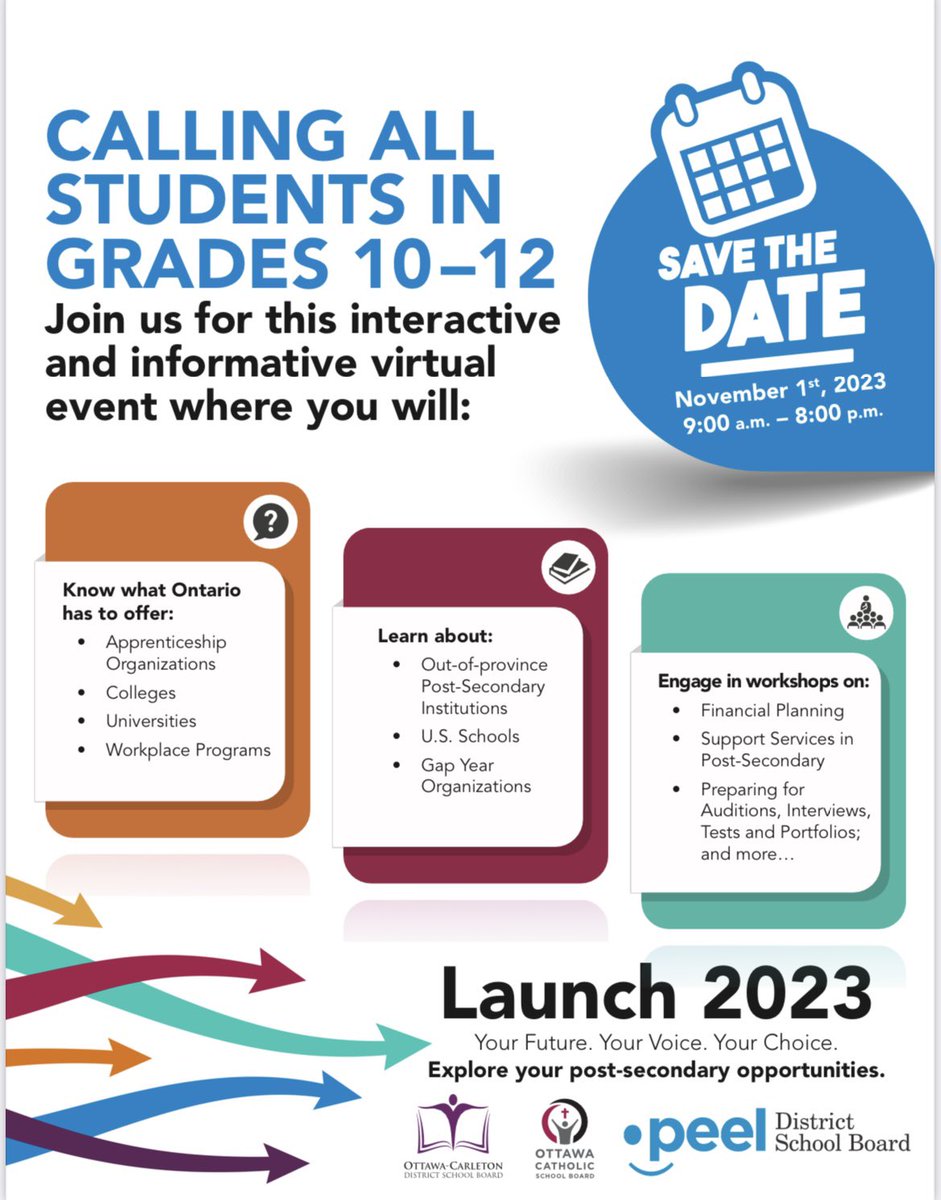 Save the date! #Launch2023 Nov.1st <a href="/OCSBSuccess/">Student Success 7-12</a> #ocsbEL <a href="/SarahMAbrams/">Sarah Abrams</a> Stay tuned for more details!!