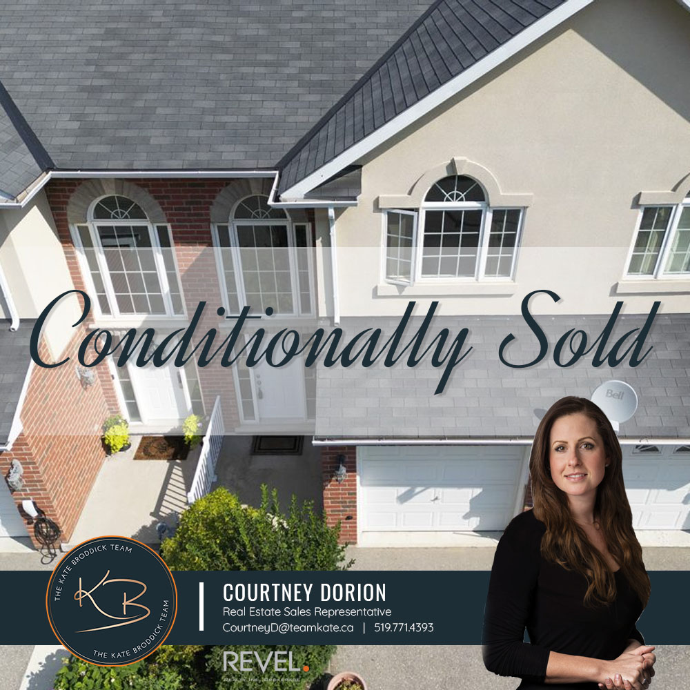 TeamKateAgents's tweet photo. #ConditionallySold! Congratulations to #AgentCourtney's sellers, as 87-20 McConkey Crescent in #Brantford is now conditionally sold! Bring on those conditions! #RealEstate #Brantford
Revel Realty Inc. - The Kate Broddick Team
Courtney Dorion - Real Estate Sales Rep https://t.co/ecjNTfJsbS