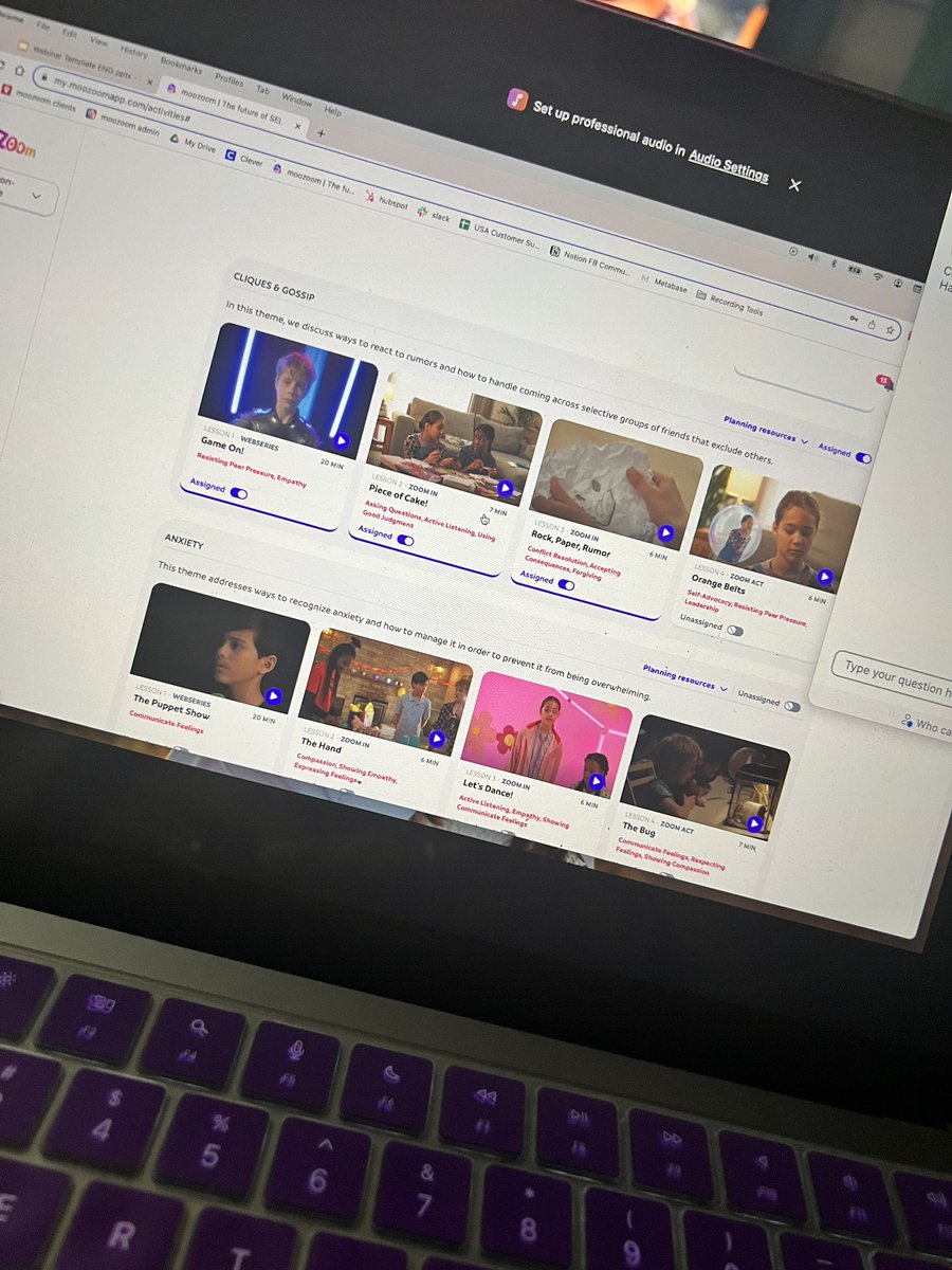 About last night…jumped on a mini MooZoom session to gain ideas on how to possibly incorporate into our Family Engagement program at <a href="/AndrewsPreK8/">Andrews PreK-8 School</a> ! <a href="/HCS_TitleI/">HCS Title I Program</a>