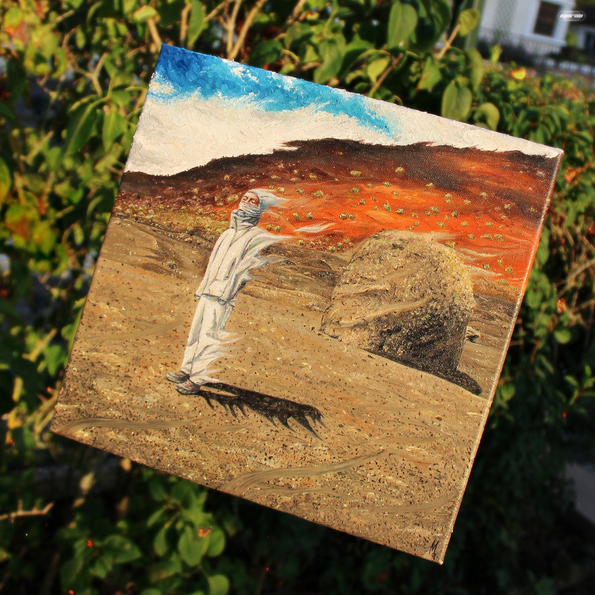 morau_goa's tweet image. 🌙 SO LA LUNE - FISSURE DE VIE 
• Peinture à l'huile 
• 30x30