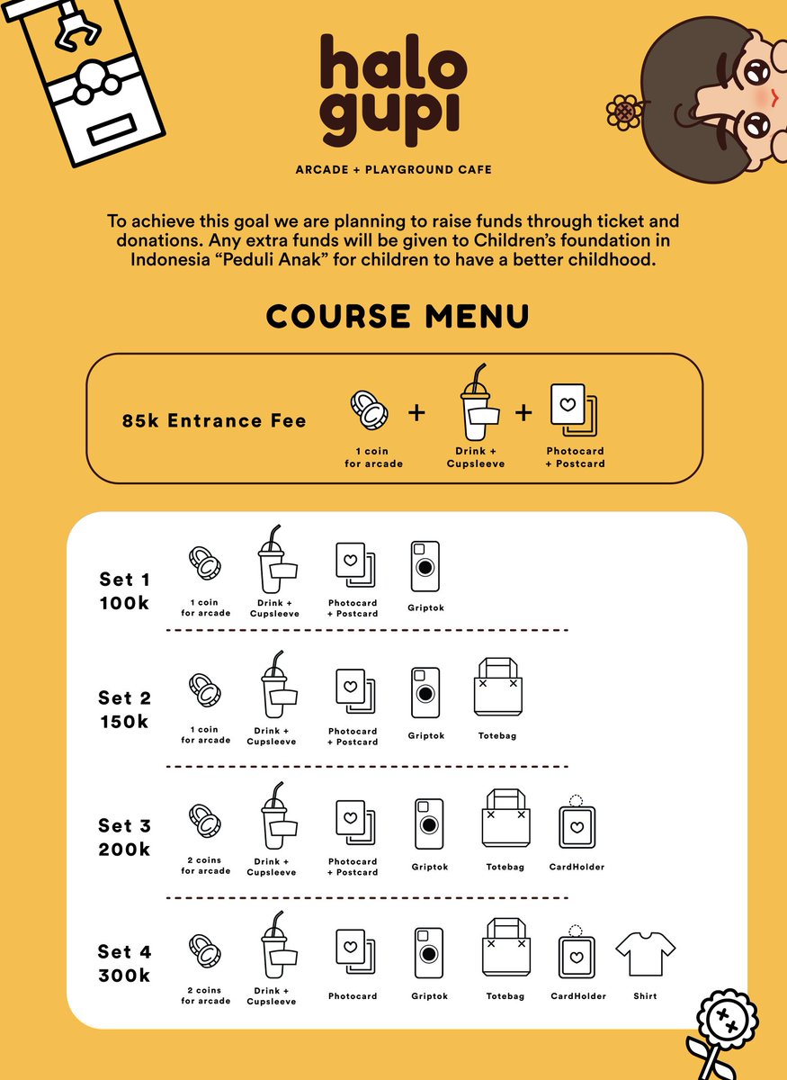 halogupi's tweet photo. Detail correction for course menu at HaloGupi 🌻

#Gulf_1stFanMeetinginJKT 
#GulfKanawut #HaloGupi https://t.co/A6XWoGkg2F