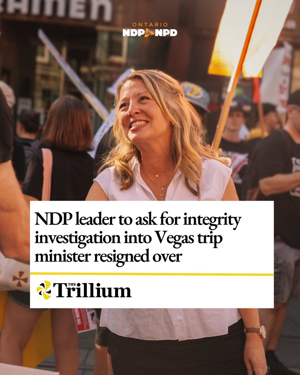 OntarioNDP's tweet photo. Marit Stiles is leading the way to deliver what Ontarians are owed: transparency, accountability, and integrity in their government. https://t.co/assfPAYPZZ