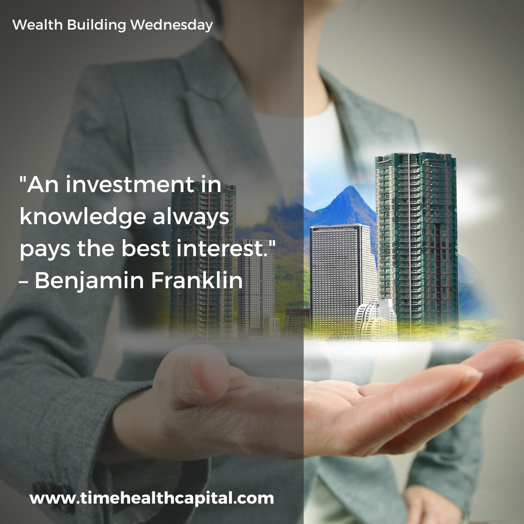 TimeHealthCap's tweet image. Embarking on the lifelong journey of learning 📚✨ 'An investment in knowledge always pays the best interest.' - Benjamin Franklin #WealthBuildingWednesdayTHC