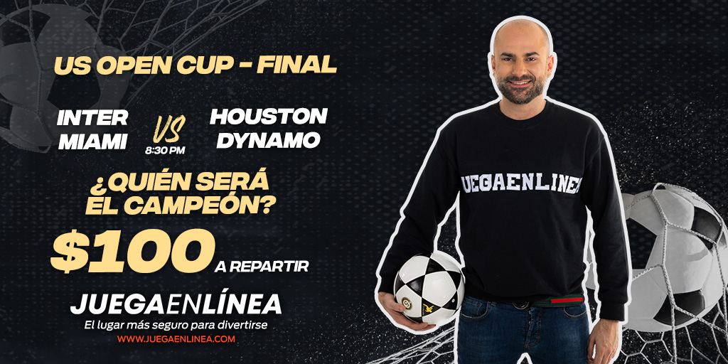 JuegaEnLinea's tweet photo. #SorteoJEL

¿Quién será el campeón de la #USOpenCup?

#InterMiamiCF 🆚 #HoustonDynamo

🇺🇸🏆Condiciones🇺🇸🏆

Dar RT➕MeGusta
✅Comentar su pronostico y usuario activo
1⃣ comentario usuario
1⃣0⃣0⃣💲 a repartir por entre 5 ganadores
⏱️ Válido hasta: 8:30 PM

#Messi𓃵 #USOC2023 https://t.co/y6o4nSCuex