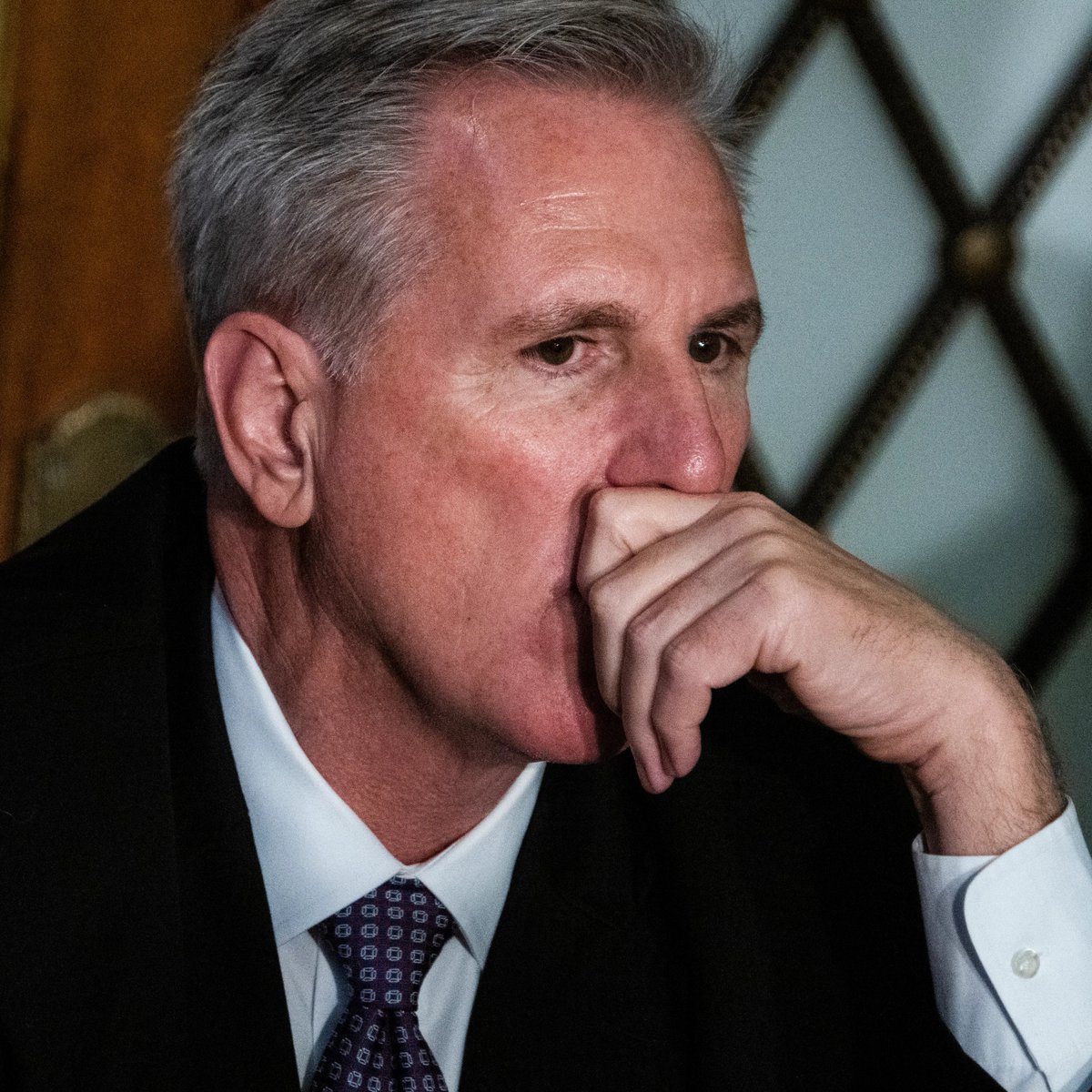 ReallyAmerican1's tweet photo. 🚨BREAKING: Speaker McCarthy once again proves why he's the most unfit, cowardly House Speaker in history, rejecting the bipartisan Senate funding bill and citing a ridiculous rationale for it.

During a closed-door meeting, McCarthy refused to back the Senate's emergency funding, claiming the $12B aid for Ukraine as his sticking point.

This decision is catering to the growing anti-Ukraine sentiment within the MAGA base, some even supporting Russia's invasion.

McCarthy's demand for border security funds reflects the GOP's escalating fixation on the issue, and underscores his inability to lead.

Expressing doubt about House support, McCarthy hints that Republican extremists like Rep. Matt Gaetz are shaping the party's direction. “I don’t see the support in the House,” he said.

With a government shutdown looming in just four days, our military and economy hang in the balance, proving once again that Republicans are incapable of governing.

Who should shoulder the majority of the blame if and when the government is forced to shut down?