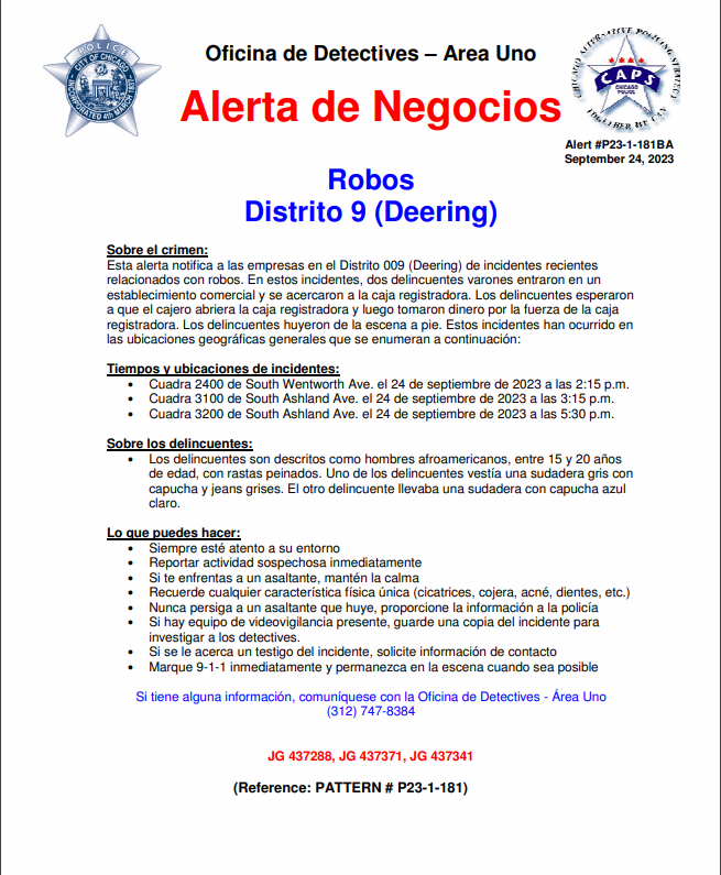 CPD Area One Detectives tweet media