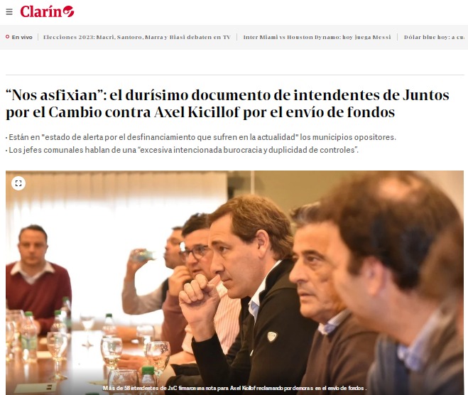 Es llamativo que los mismos municipios que denuncian una “asfixia” por parte de la Provincia, recibieron una permanente asistencia de la gestión de <a href="/Kicillofok/">Axel Kicillof</a>.

Abro hilo para citar sólo algunos ejemplos