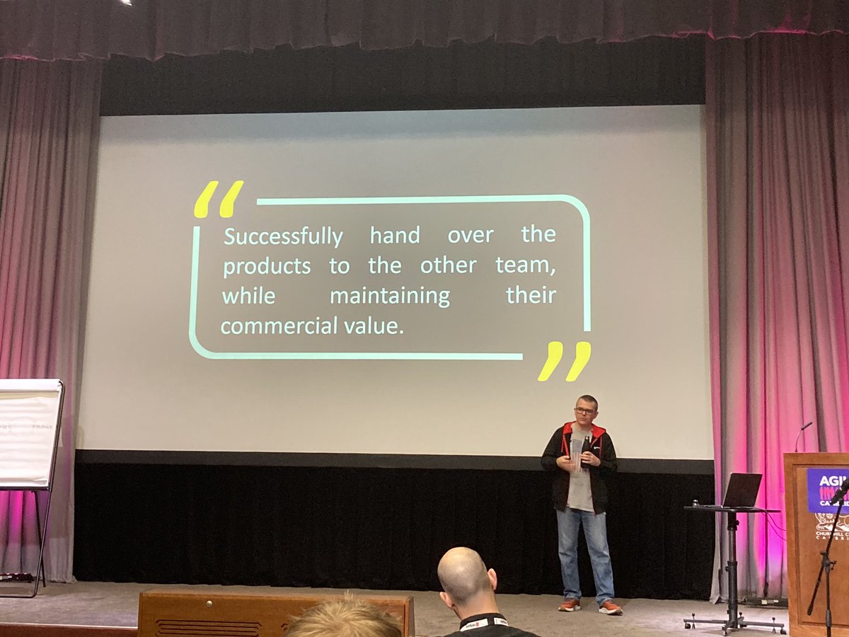 Great 1st day at the inimitable  #agilecam conference - highlights inc. <a href="/apostolis09/">Toli 💻🧘⛹️</a> extolling the virtues of Observability Engineering, @carloz’s case study on improving teams ‘the DORA way’ &amp; <a href="/redgate/">Redgate Software</a>’s very own <a href="/adrianbanks/">Adrian Banks</a> helping us track  unmeasurable OKRs! Roll-on Day 2!