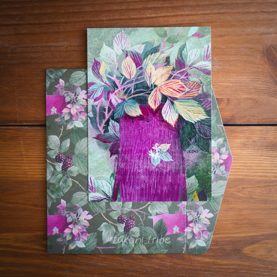 ✷ "Bramble the Tukoni" Postcard
✷ Bramble Envelope
etsy.com/listing/155821… #postcrossing #postcards #snailmail #postcardswap #postcardexchange #postcrosser #postcardforswap #botanicalart #postcardsfromtheworld #happymail #postcardswapping #nature