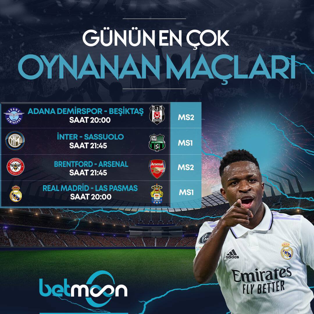 ⚽️ Günün En Çok Oynanan Maçları  

🤩 Kombine Kuponunu BETMOON’da Yap, %100'e Kadar Ekstra Kazanç ve %10 Anlık Çevrimsiz Spor Kayıp Bonusunu Kaçırma!

Güncel Giriş 👉 bio.link/guncel