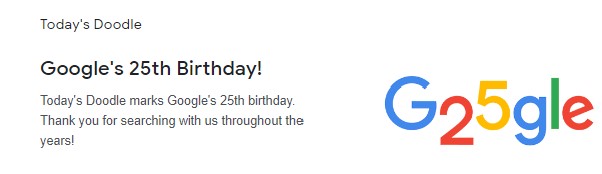 Happy Birthday, #Google 
It's cool to see all the logo changes over the years.