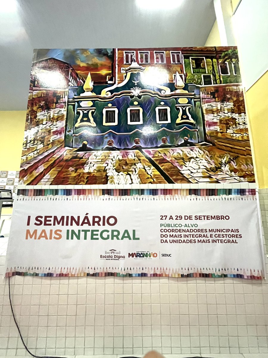 EmanuelDennerSR's tweet photo. Honrado em participar d I Seminário Mais Integral, realizado n manhã d hoje (27), n Centro Educa Mais Almirante Tamandaré.
Feliz d continuidade desse importante Prog d fortalecimento d Regime d Colaboração Estado/Municípios.
Plantamos uma semente e os frutos começam a surgir 💪🥳 https://t.co/Njl6x1kybg