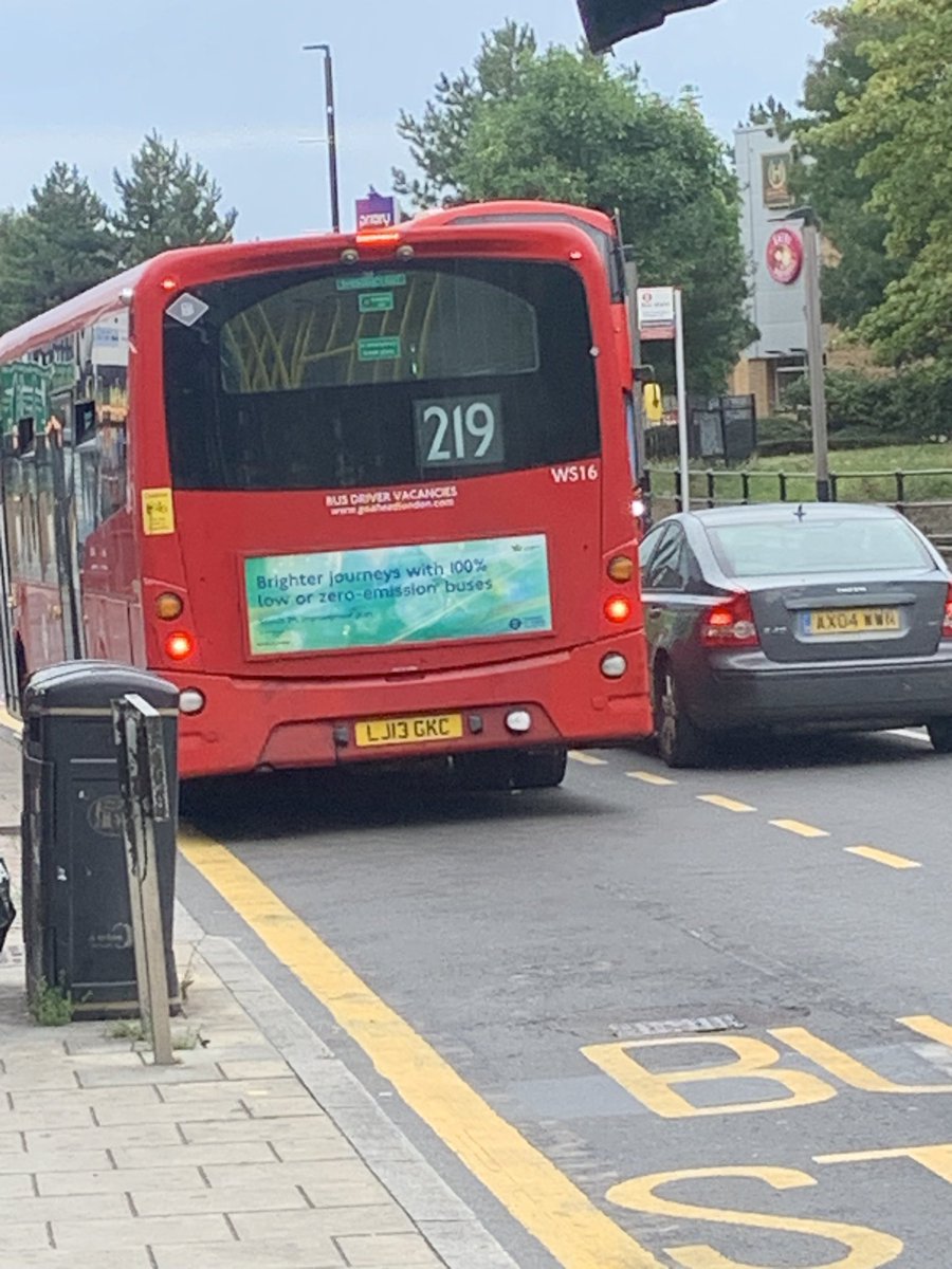 sdkb82's tweet photo. @TfL Awful service received by this bus driver on the 219 route to Clapham. Completely refusing to acknowledge a passenger asking a question about a stop closure whilst the bus was stationary. The photo was taken to enable identifying them. What if I was in distress? Sad. https://t.co/0XBBxzLhXD