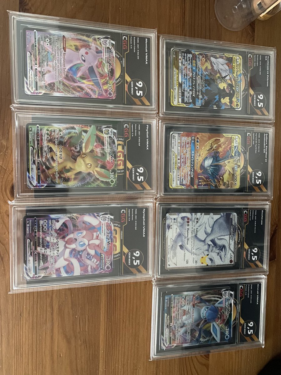 Enfin réception de mes cartes envoyer à grader chez <a href="/CGGgrade/">Card Game & Grade</a> 
Content des résultats ☺️